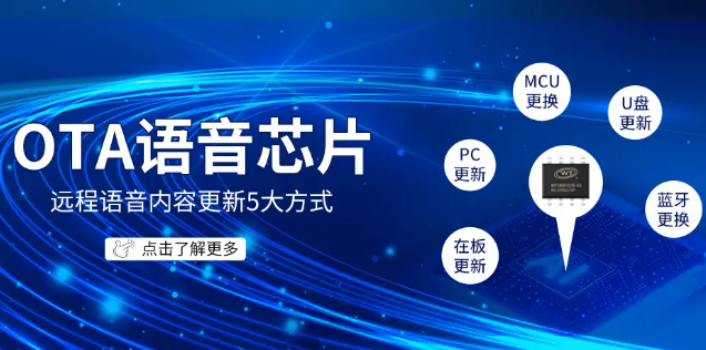 OTA远程升级语音芯片：在线更新语音内容的多样化方式您了解几种？