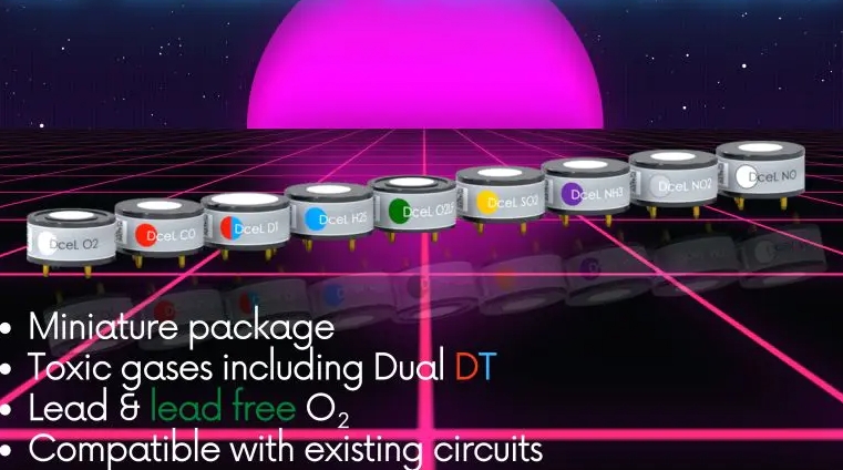 英國DDS科技小型封裝Dcel系列電化學(xué)氣體傳感器