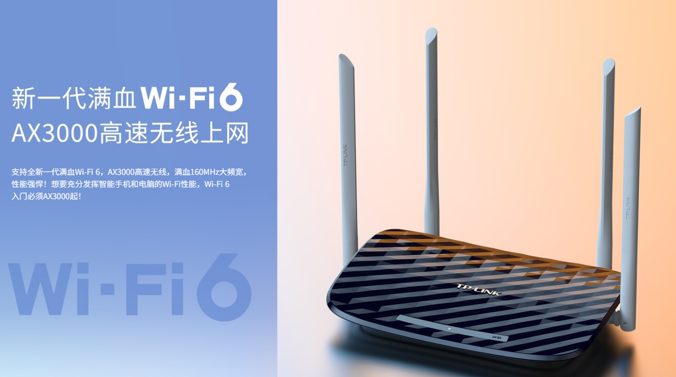 TP-YLWR3000G易展版 WiFi6-3000M