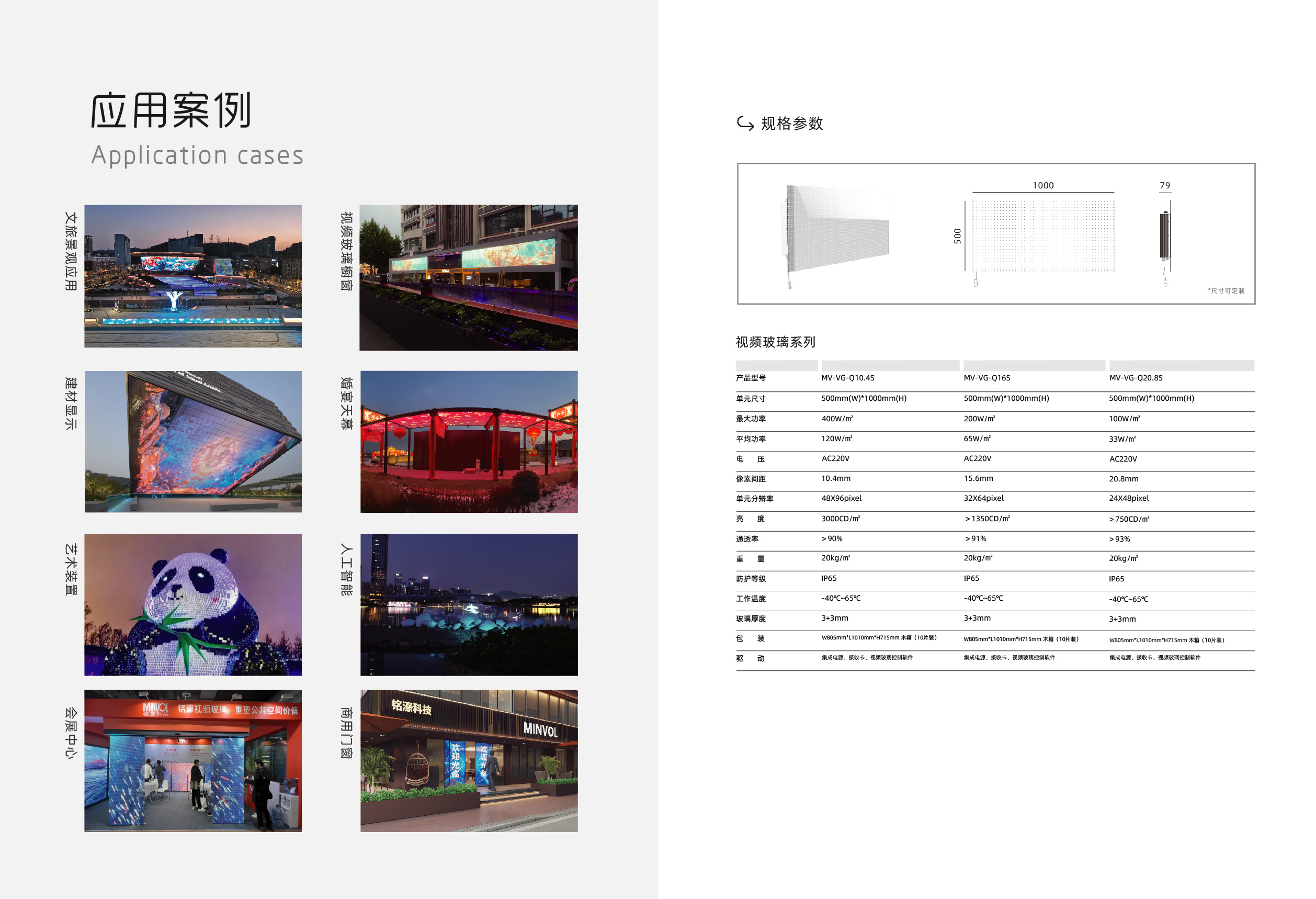 視頻玻璃10.4