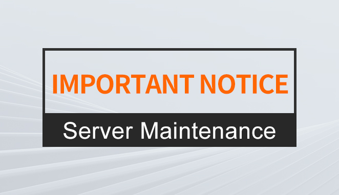 OBDSTAR Server Maintenance Notice