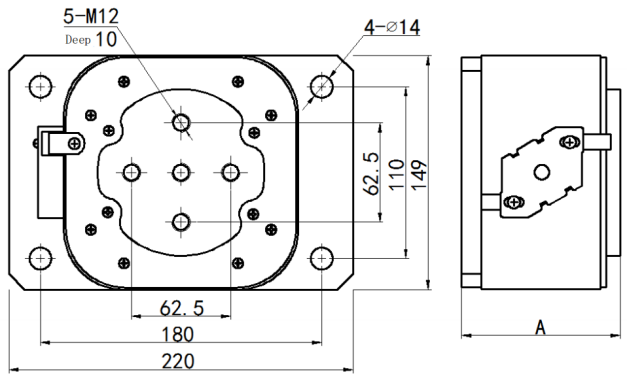 RS17 semiconductor equipment protective fuse (fast acting fuse)