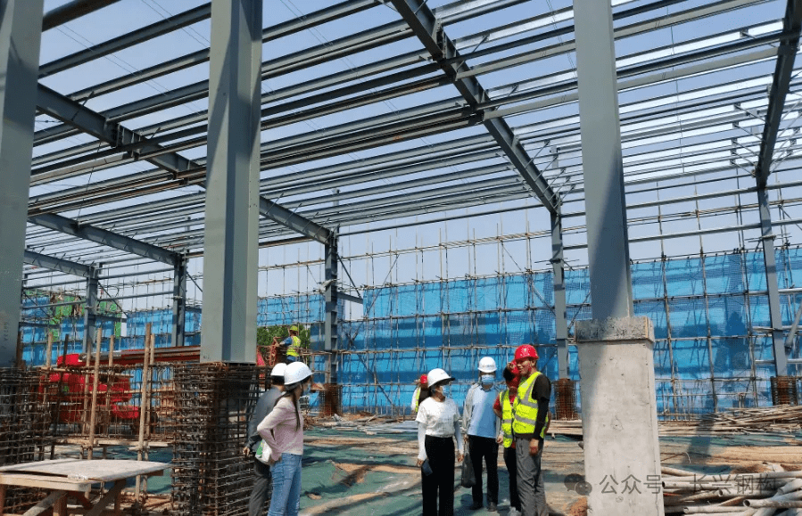 Changxing Steel Structure: Intensify safety inspections at construction sites, and strengthen the sa