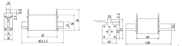 RS17 plug-in new energy box changed to fuse type CI