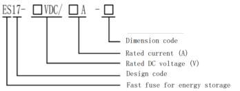 ES17 series energy storage distribution box fuse