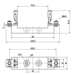 Fuse base for photovoltaic