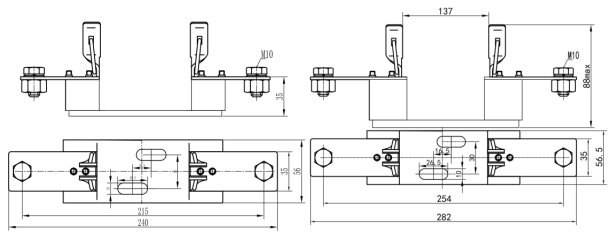 Fuse base for photovoltaic