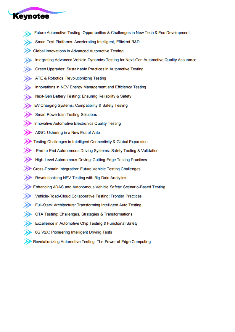 Next-Gen AutoTest Summit 2024