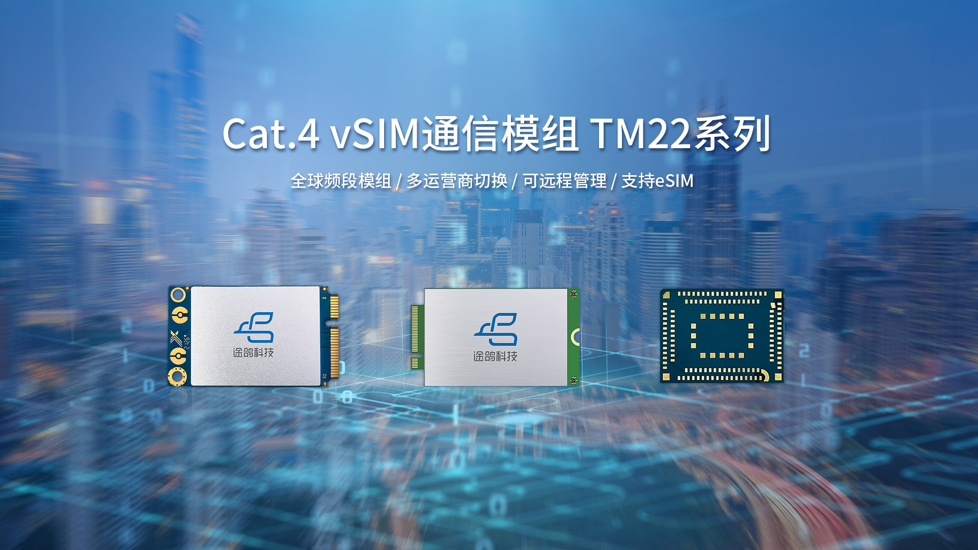 Cat.4 vSIM通信模组 TM22系列