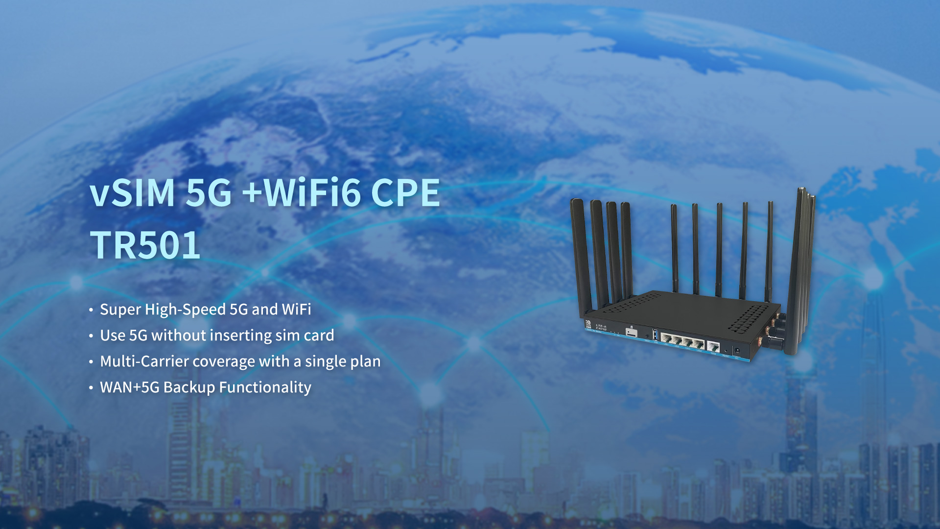 4G CAT.12+WiFi6 CP TR501