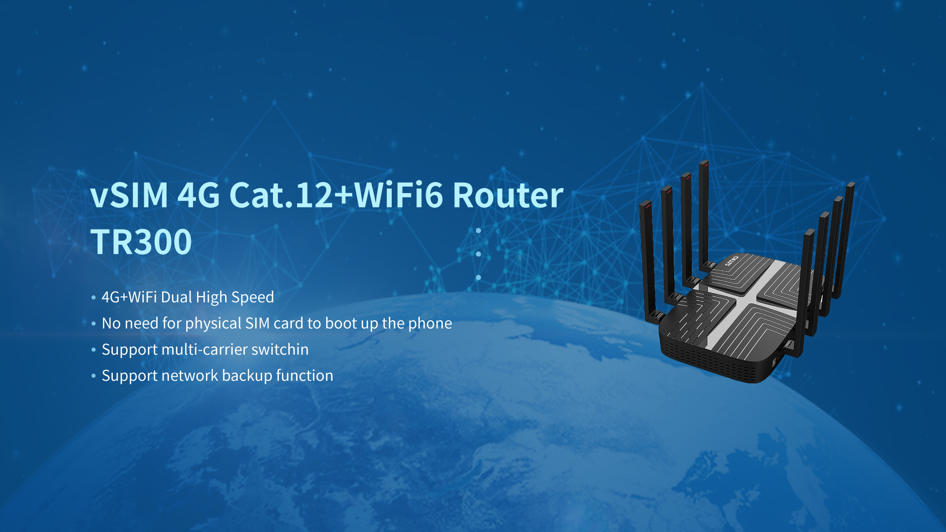 4G CAT12+WiFi6 CP TR300