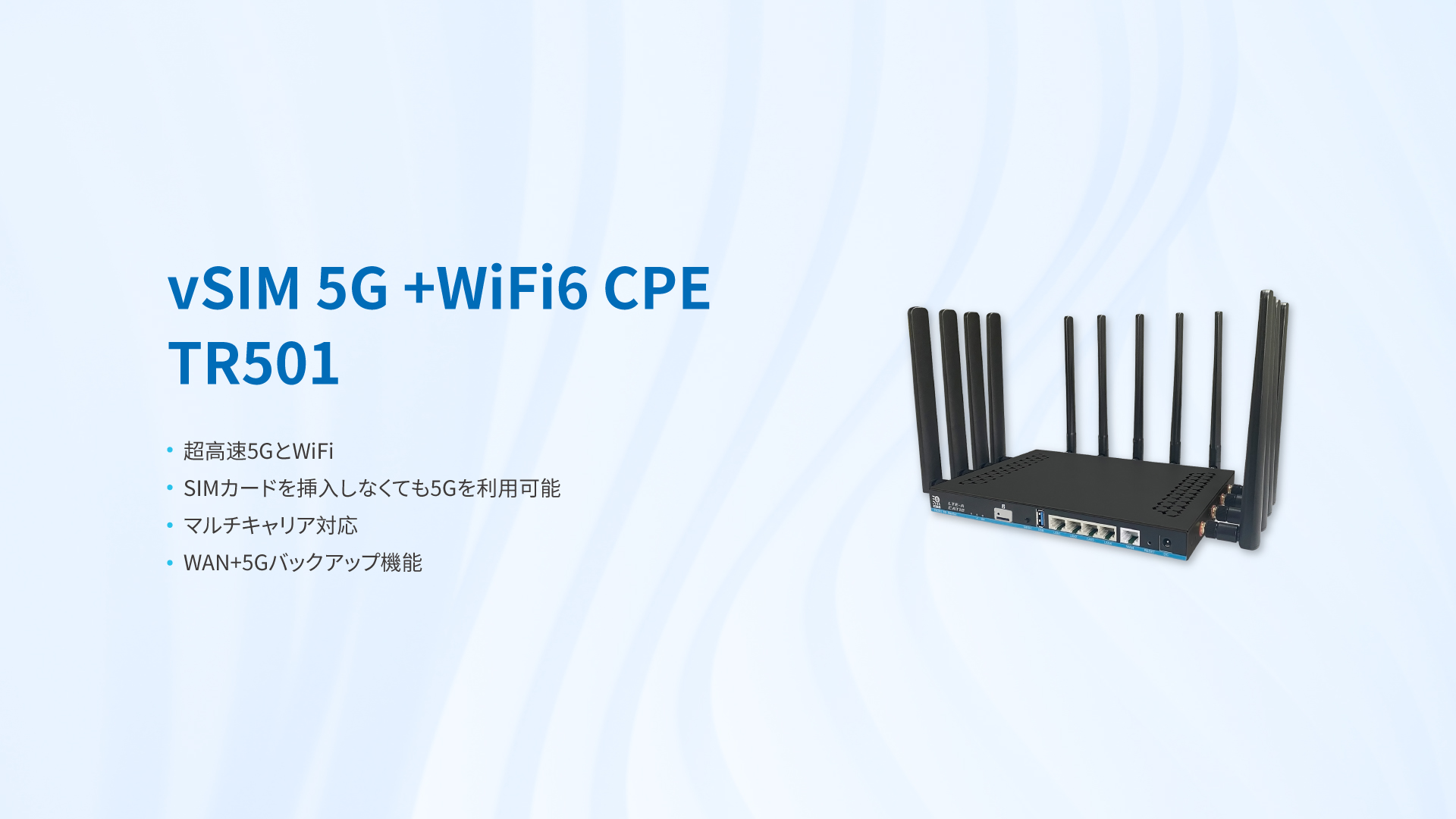 4G CAT12+WiFi6 CP TR501