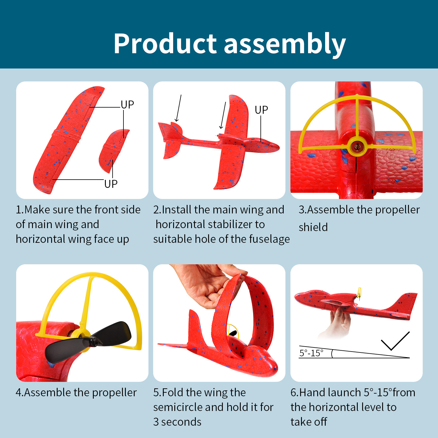 TOP RC HOBBY HAND LAUNCH GLIDER WITH POWER