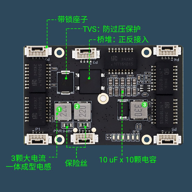 YN-IES10501-V2 5 10/100Mbps迷你工业以太网交换机模块