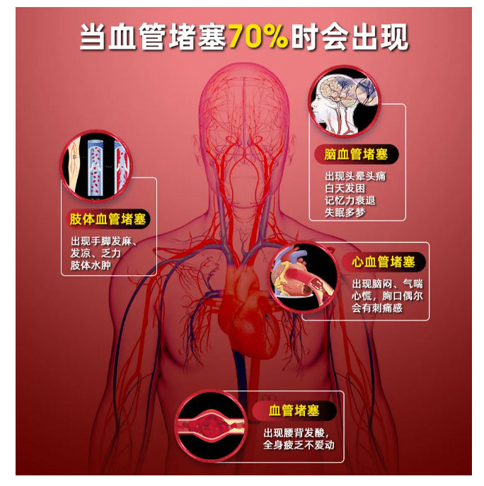 改善血液循环，预防心脑血管疾病