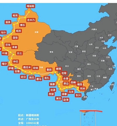 行走万里边疆国道 领略祖国大好山河