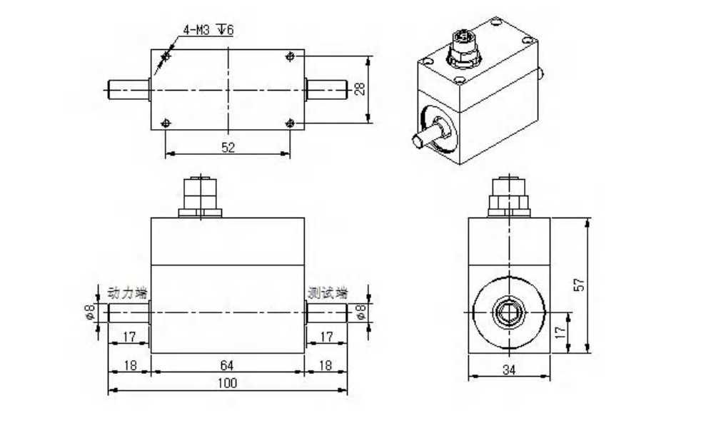 TR2050NT系列高精度動(dòng)態(tài)扭矩傳感器