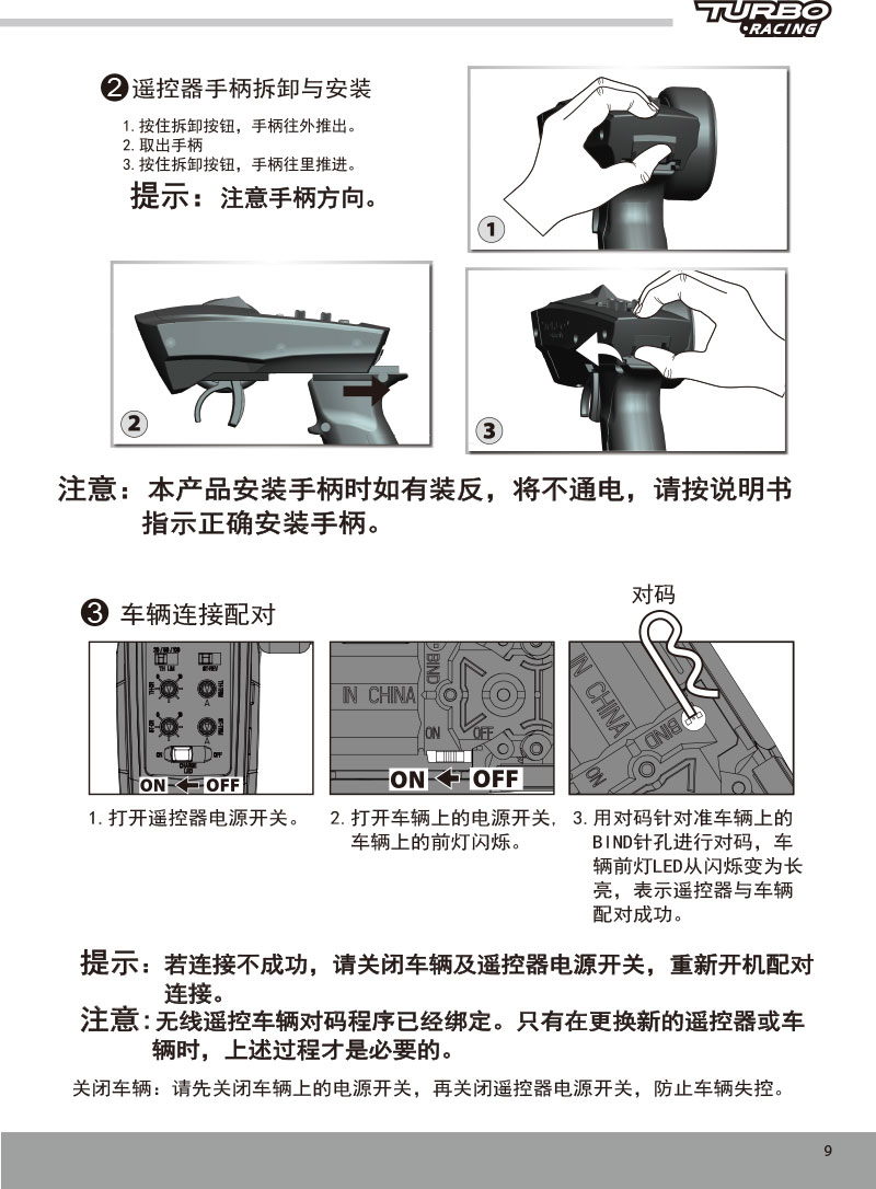 C61/C62/C63/C64/C65-漂移车说明书