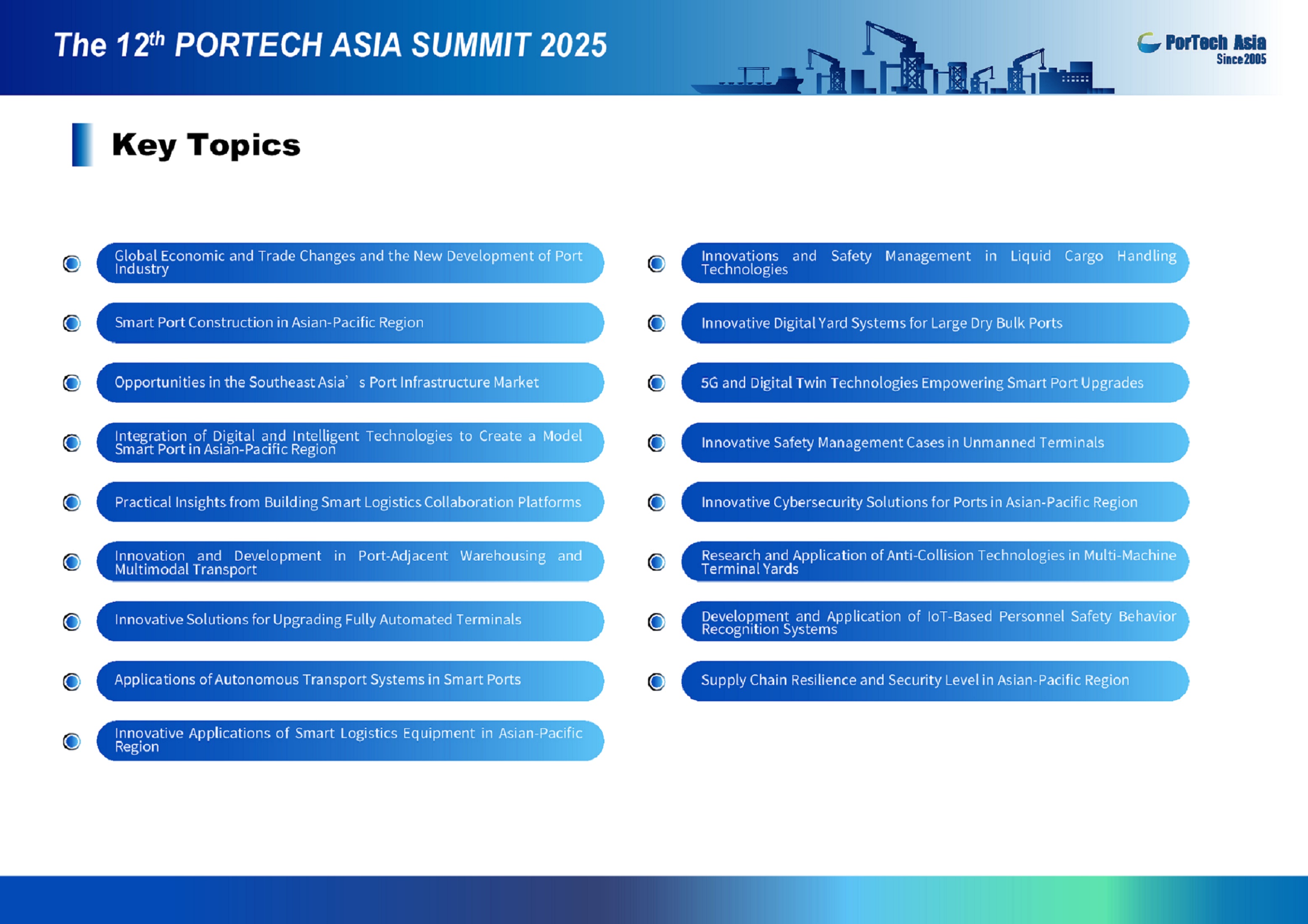 The 12th PorTech Asia Summit 2025