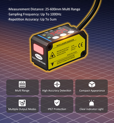 CMOS Laser Displacement Sensor FSD13 Series: The New Choice for Precision Measurement, Stability and Reliability