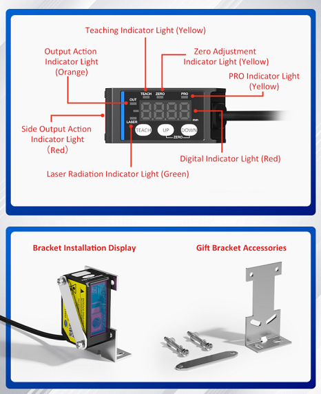 CMOS Laser Displacement Sensor FSD13 Series: The New Choice for Precision Measurement, Stability and Reliability