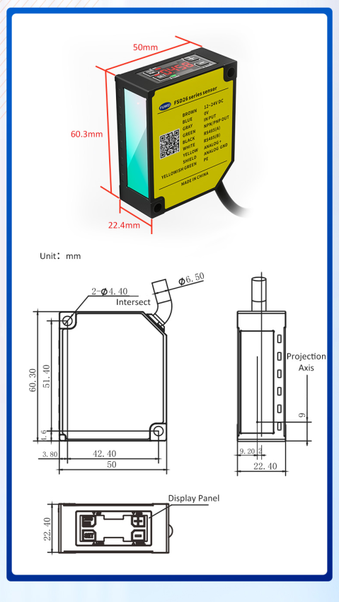 Laser Displacement Sensor FSD26 Series: An Industrial Tool for Precise Measurement