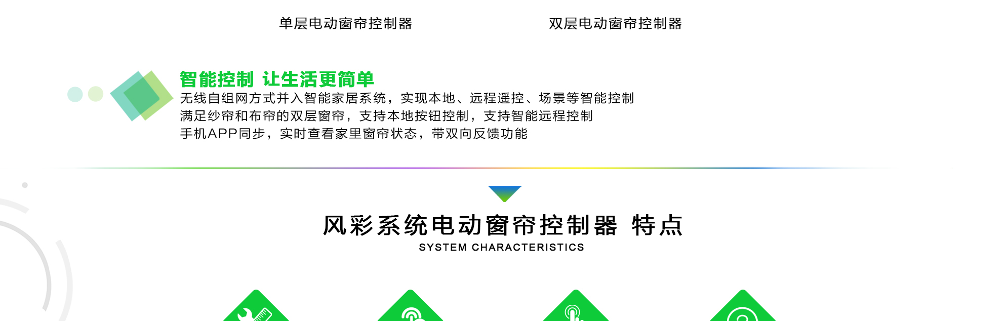 风彩系列电动窗帘控制器 -CT371~372