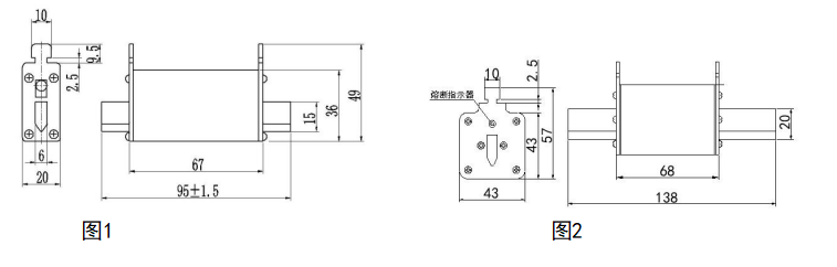 RS17插入式新能源箱變用熔斷器 C型I