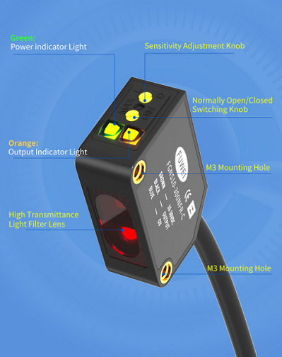 Photoelectric Sensor FGNS10-300NFR-C: The Industrial Tool for Precise Control and Efficient Sensing