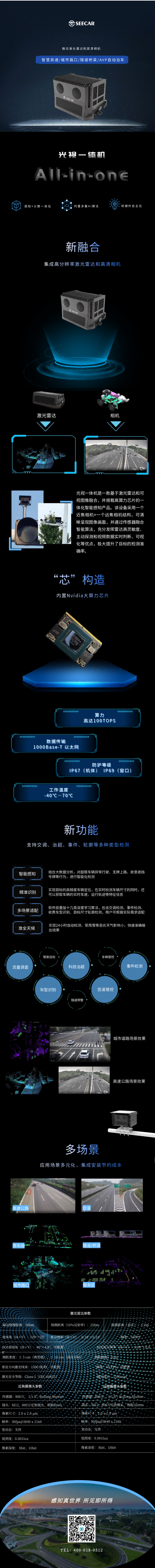 “AII-IN-ONE”集成化设计——让你一图看懂SEECAR光视一体机