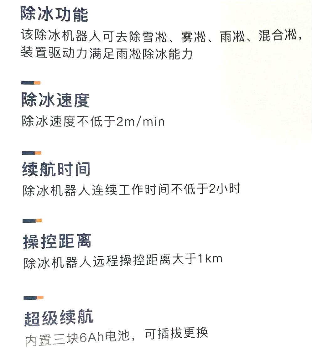 输电线路除冰机器人（K5001)