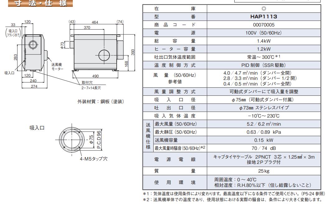 HAP1113热风发生器HAKKO八光电机