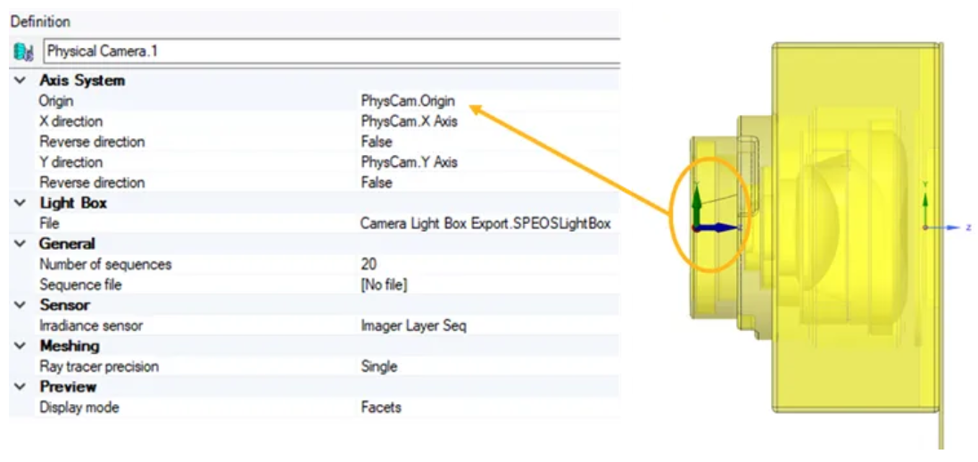 Speos 如何設(shè)置和使用physics camera sensor