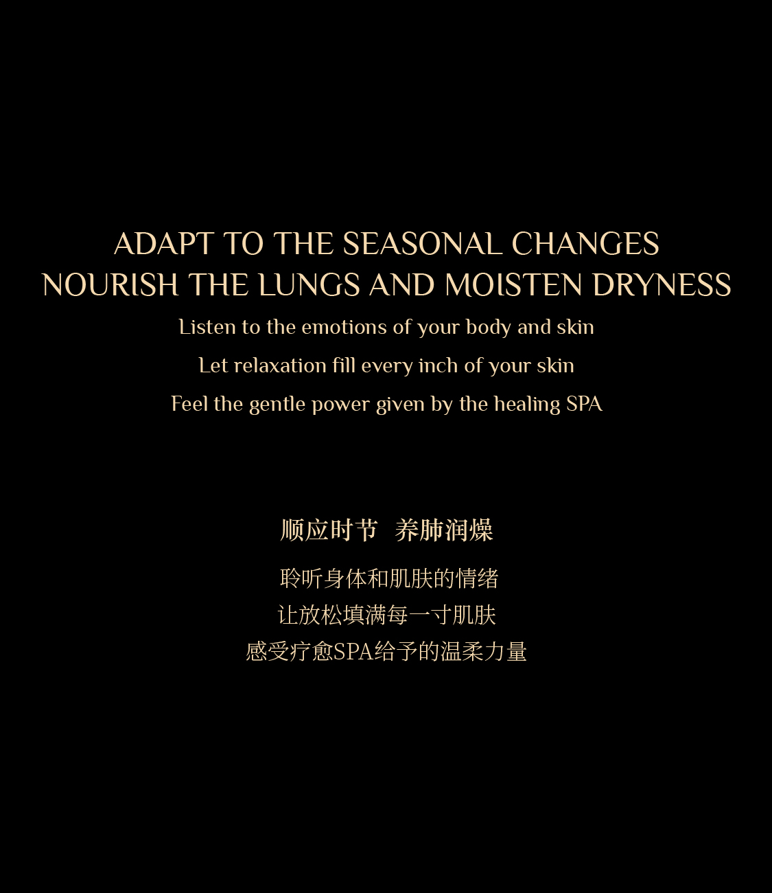  Autumn · Moisture | Adapt to the seasonal cycle, gentle and nourishing 秋·润