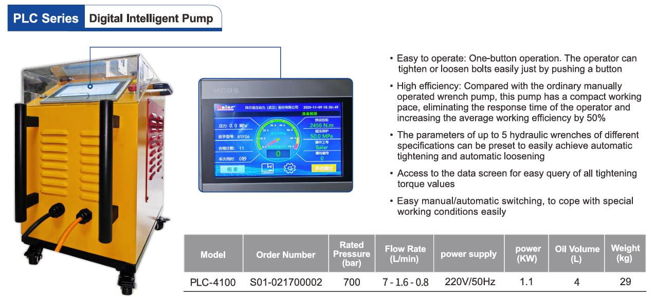 PLC-4100 Digital intelligent pump
