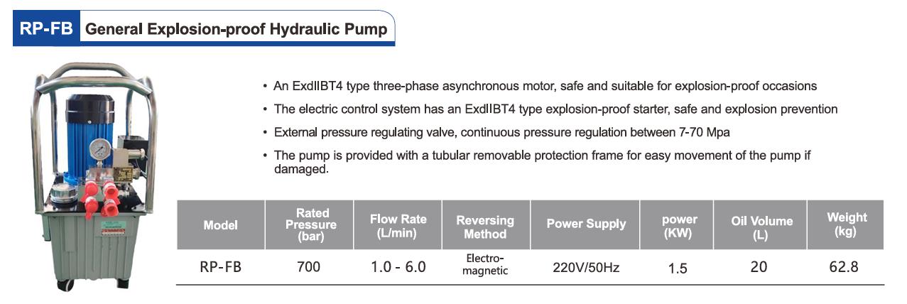 RP-FB- General explosion-proof hydraulic pump