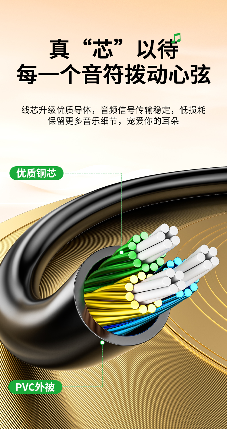 【A330D】晶华一对一音箱线（弯头-直头）1.2米