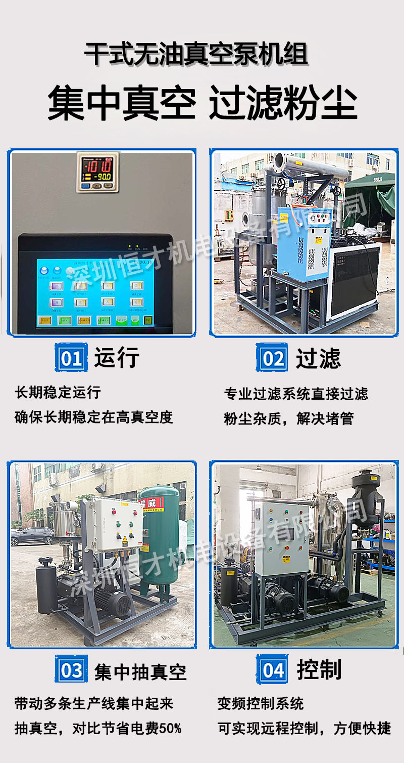 干式無油螺桿真空泵