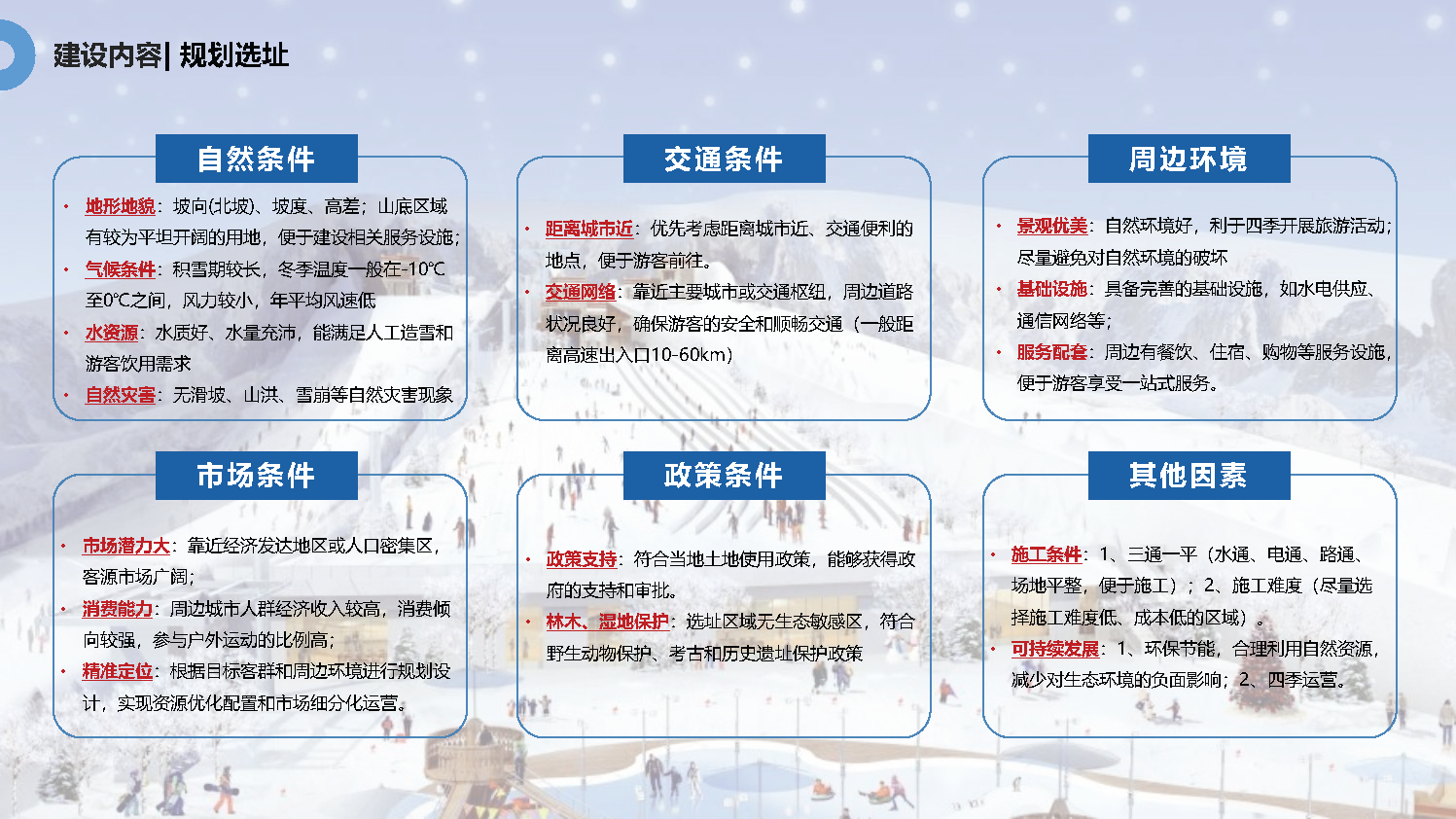 极战凛冬 热血当燃——滑雪场建设初探