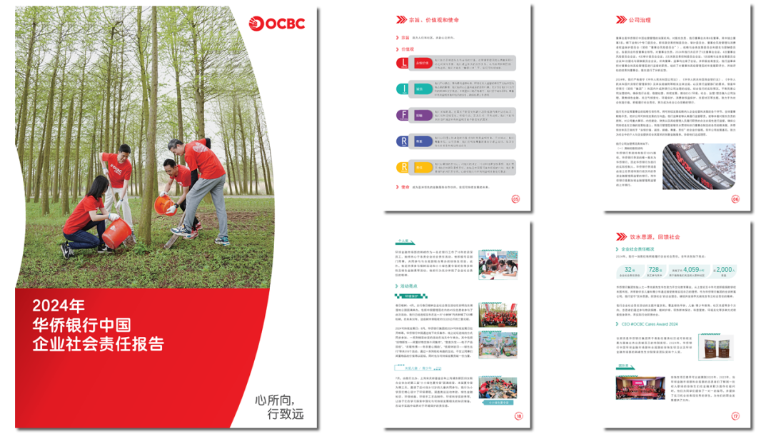 【会员动态】华侨银行中国发布2024年企业社会责任报告
