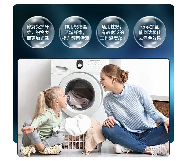 夏盛液体工业碱性纤维素酶(洗涤剂用酶/修复受损纤维)GFY-3311