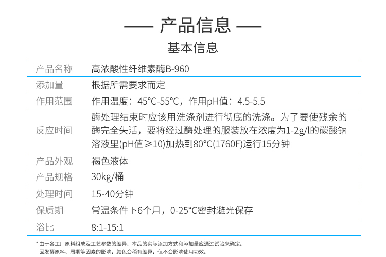夏盛液体工业酸性纤维素酶(纺织工业用酶/高浓度)GDY-2913