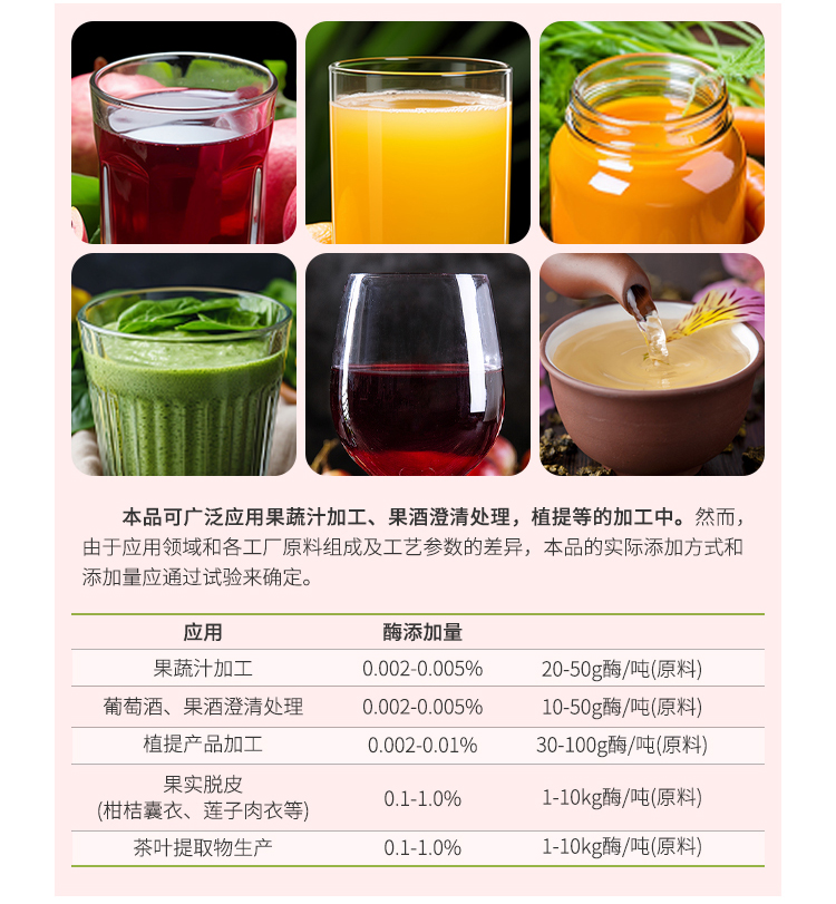 夏盛固体食品级果胶酶30万酶活(降黏)FDG-2259