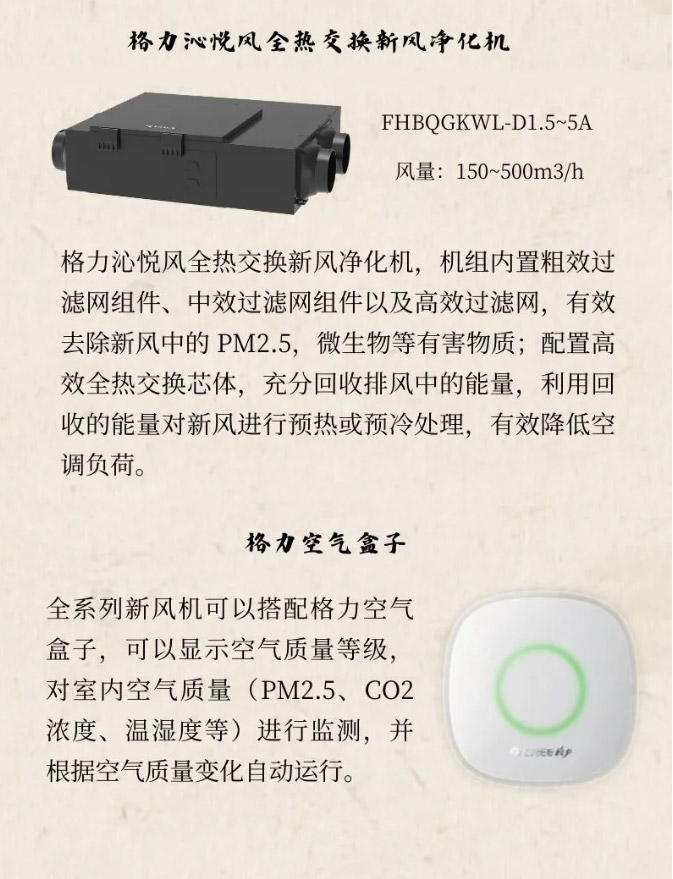 品质舒适享受|格力享系列家庭中央地暖空调