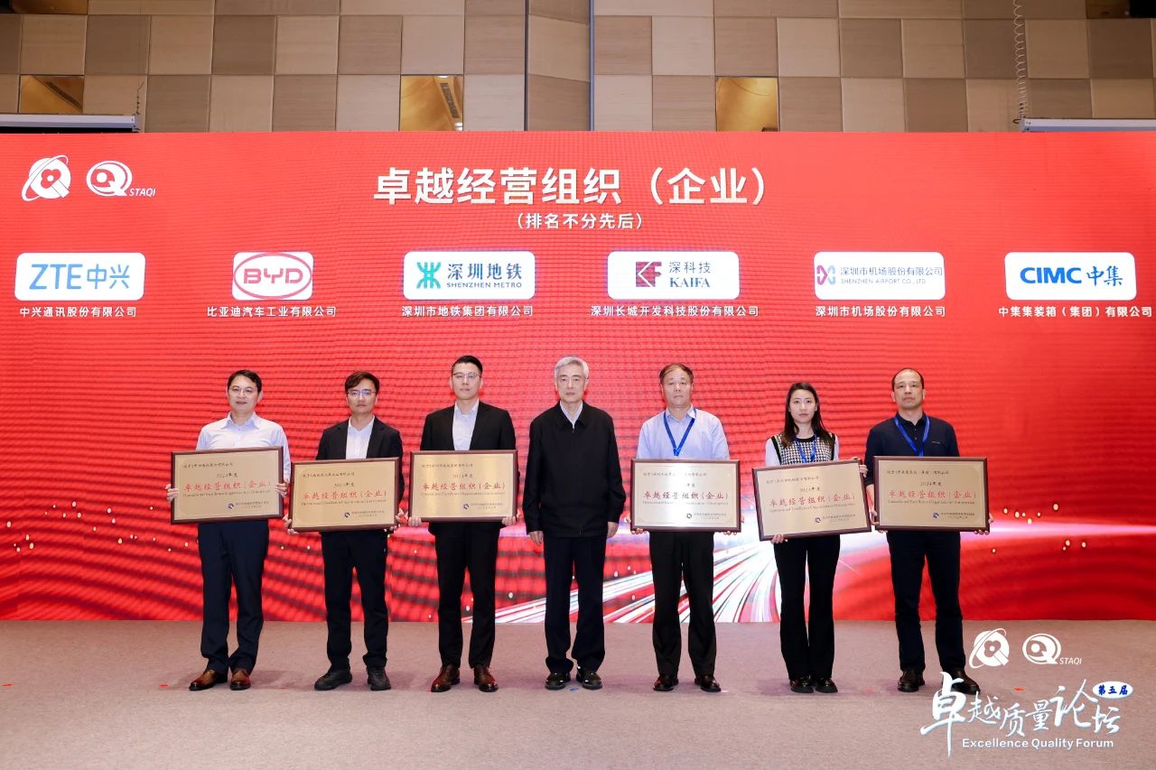2024年度深圳市卓越绩效管理促进会等级认定结果名单公布! 2024年度深圳市卓越绩效管理促进会等级认定结果名单公布!