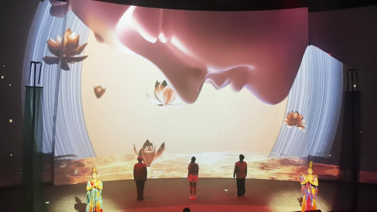 Wincomn  participates in the creation of the panoramic immersive show 'Thus I have heard from Buddha