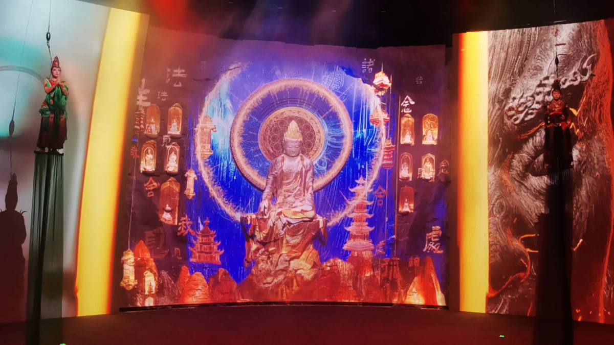 Wincomn  participates in the creation of the panoramic immersive show 'Thus I have heard from Buddha