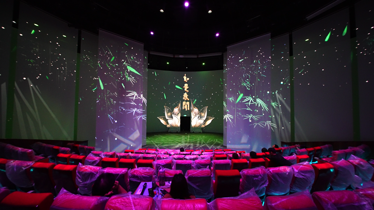 Wincomn  participates in the creation of the panoramic immersive show 'Thus I have heard from Buddha