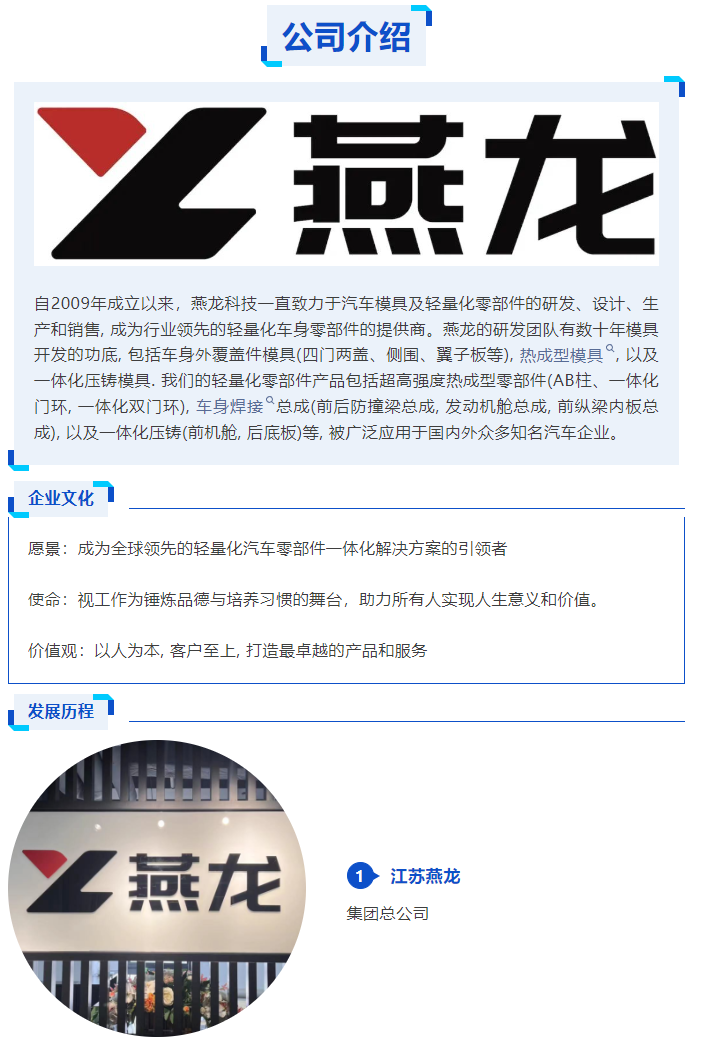 「燕龙科技」公司介绍