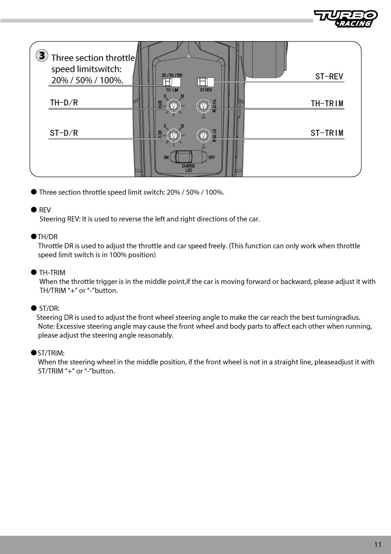 C76-ON ROAD RC car-Manual